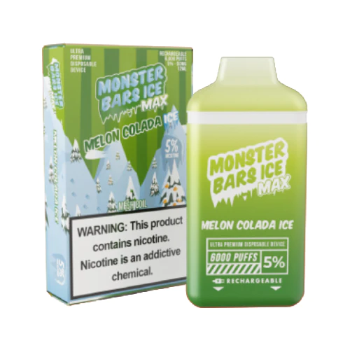 Monster MAX Bars - Disposable Vape Device - Iced Melon Colada